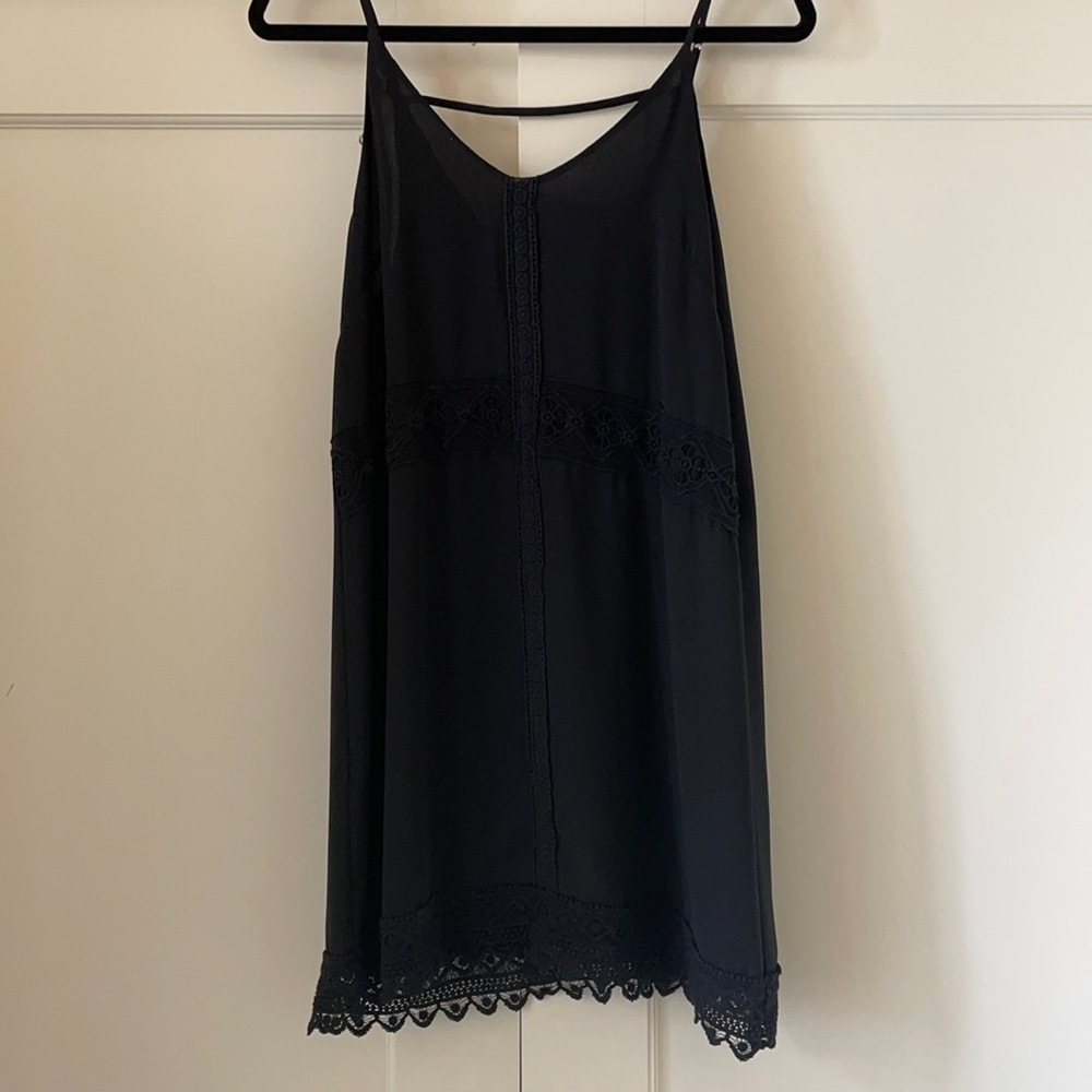 ASTR the Label Black Mini Shift Dress